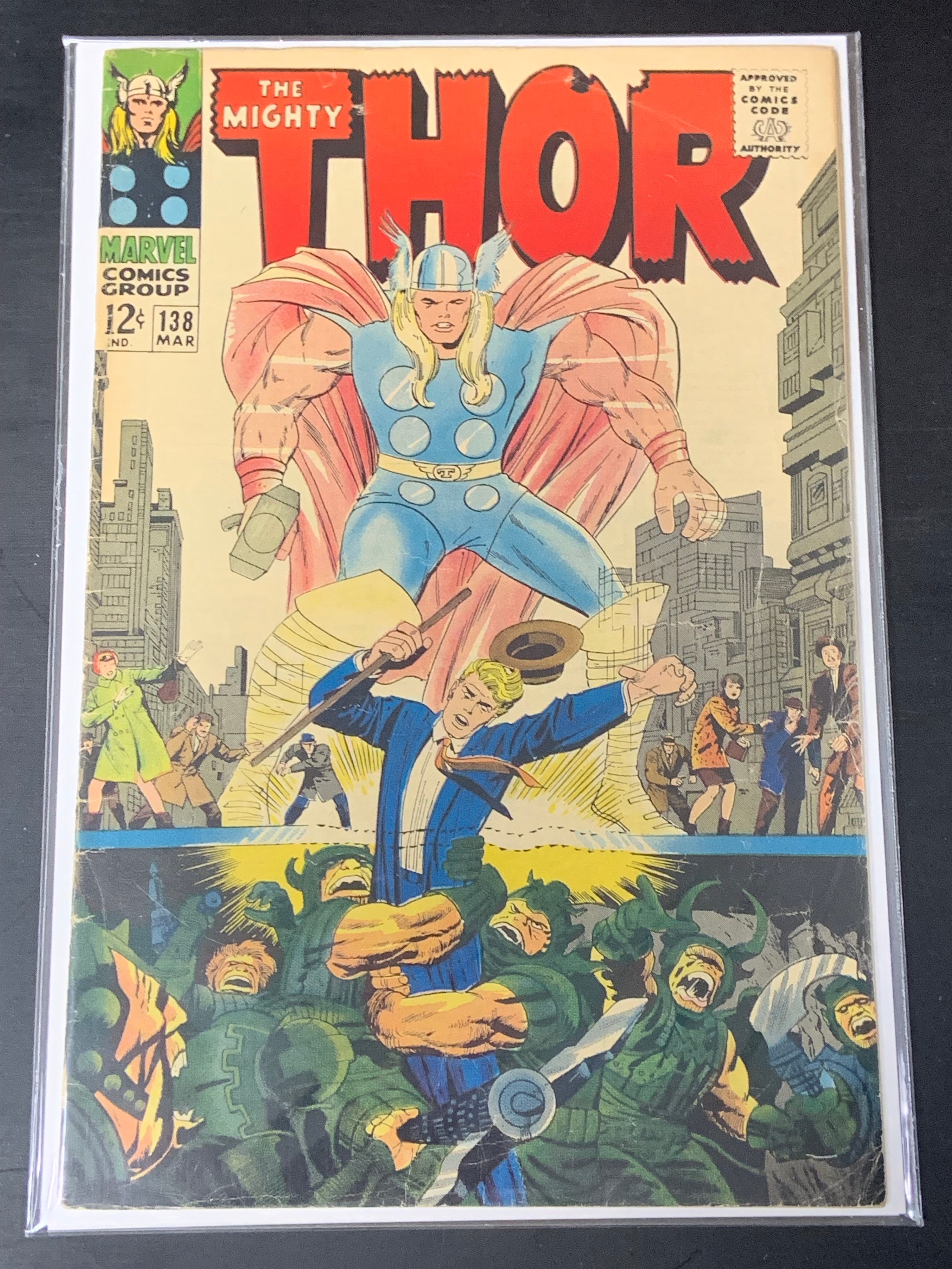 Thor 138 Marvel 1967 1st App of Orikal, Silver Age