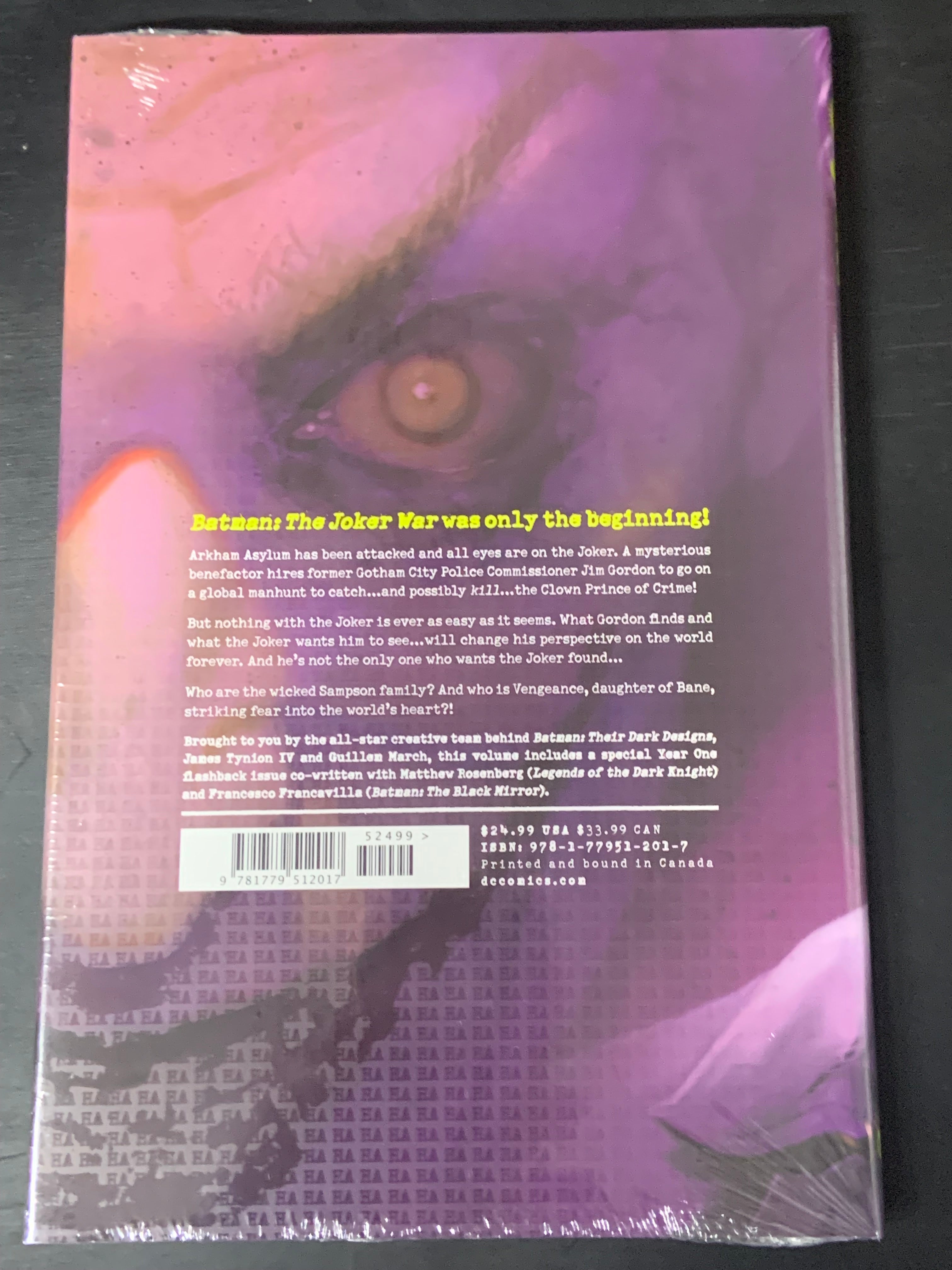The Joker Volume One DC Hardcover James Tynion