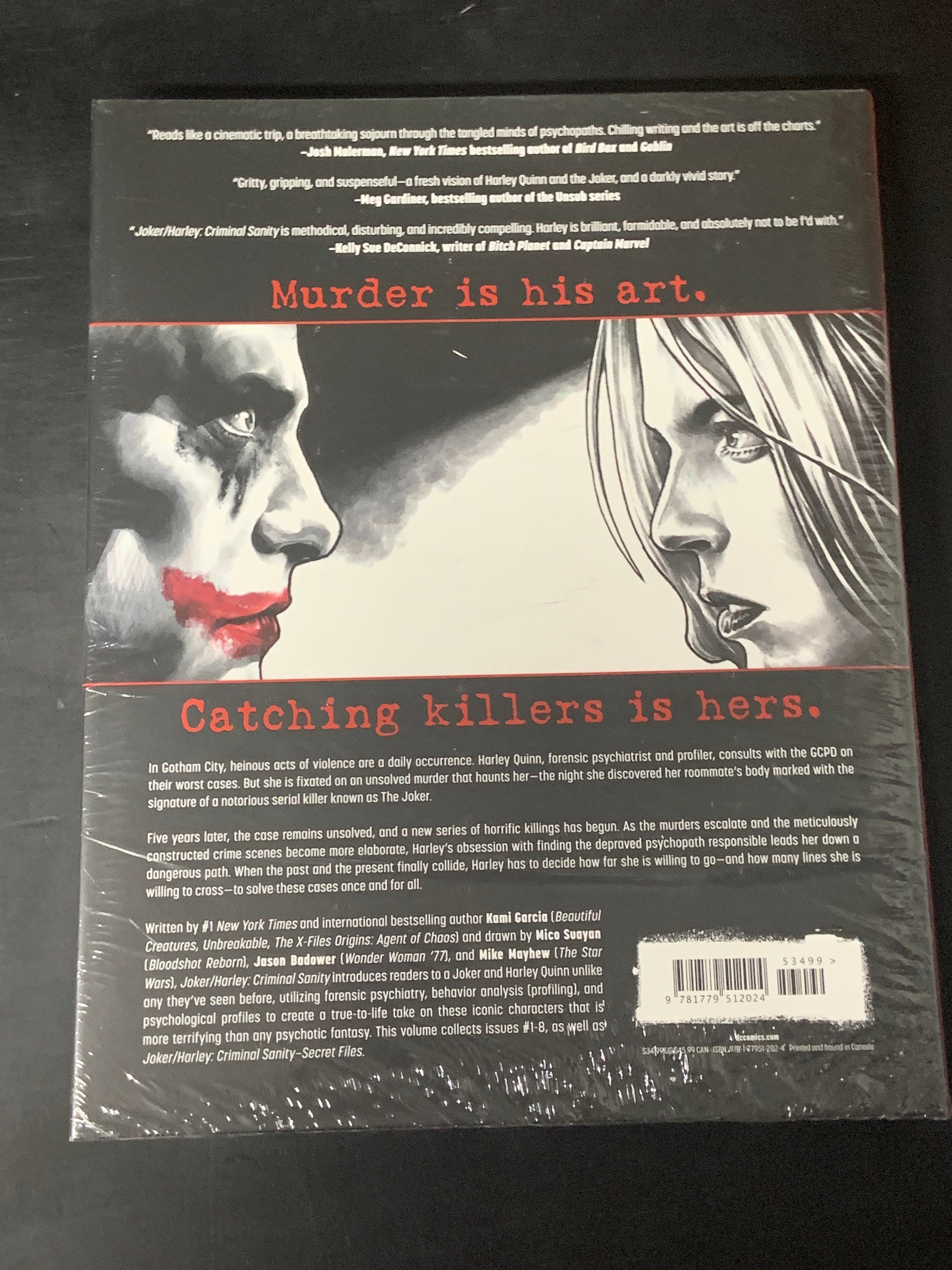 Joker / Harley Criminal Sanity DC Black Label Overized Hardcover