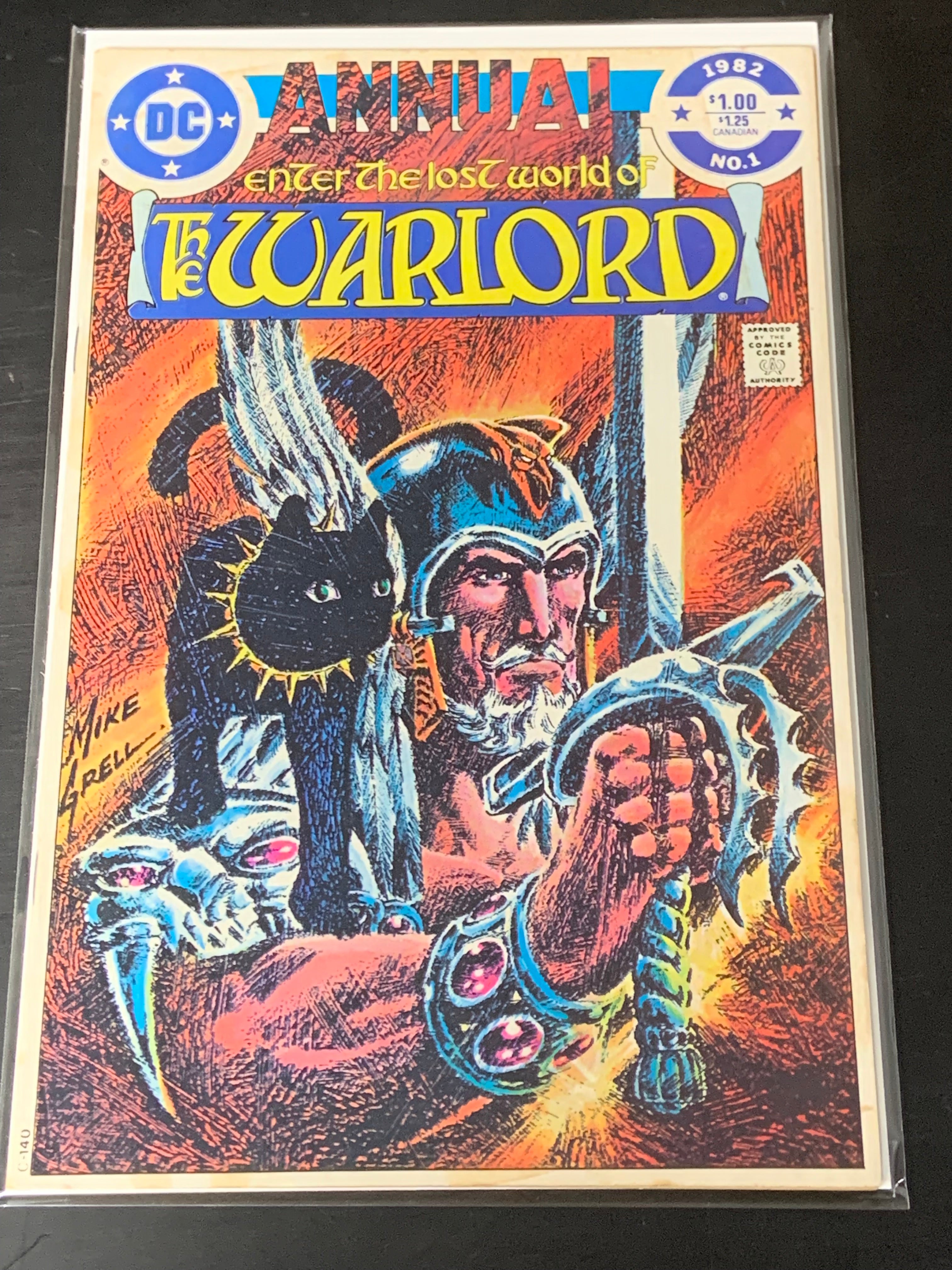 The Warlord Annual 1 DC 1982 Mike Grell