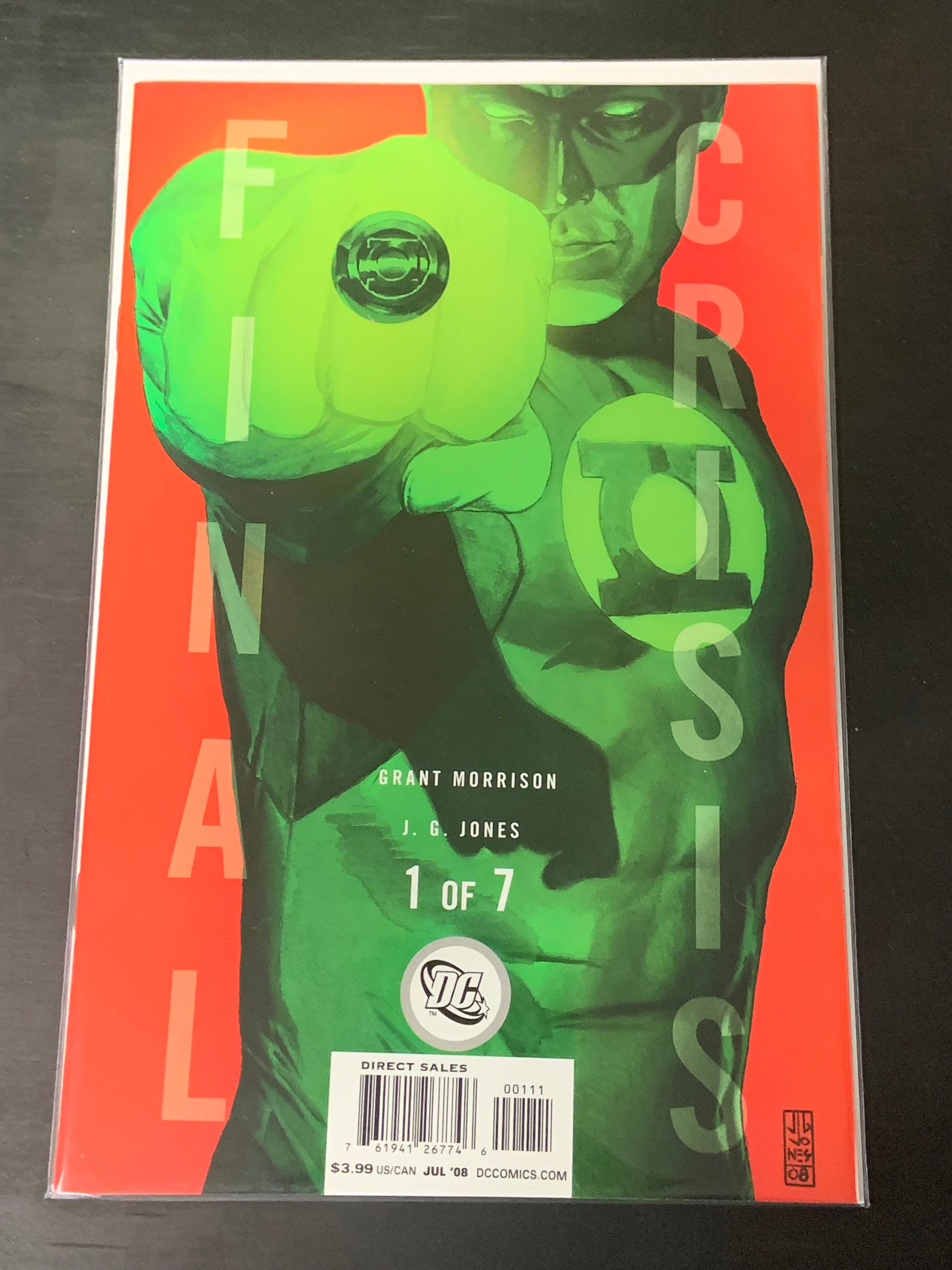 Final Crisis 1,2,3,4,5,6,7 Full set DC 2008 All Cover B, 1st App of Calvin Ellis "Black Superman"