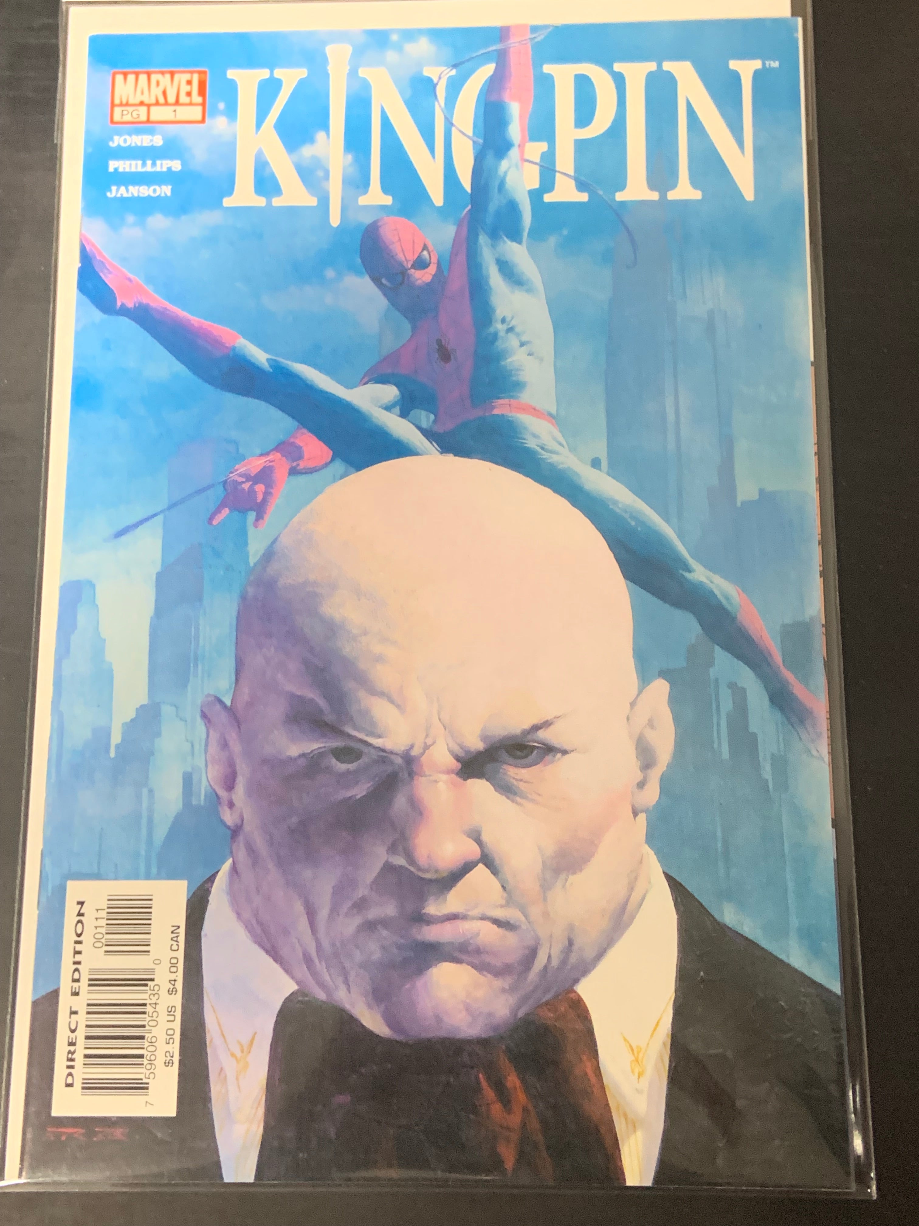 Kingpin 1,2,3,4,5,6,7 Full Set Marvel 2003 1st Solo Series, Origin of Kingpin
