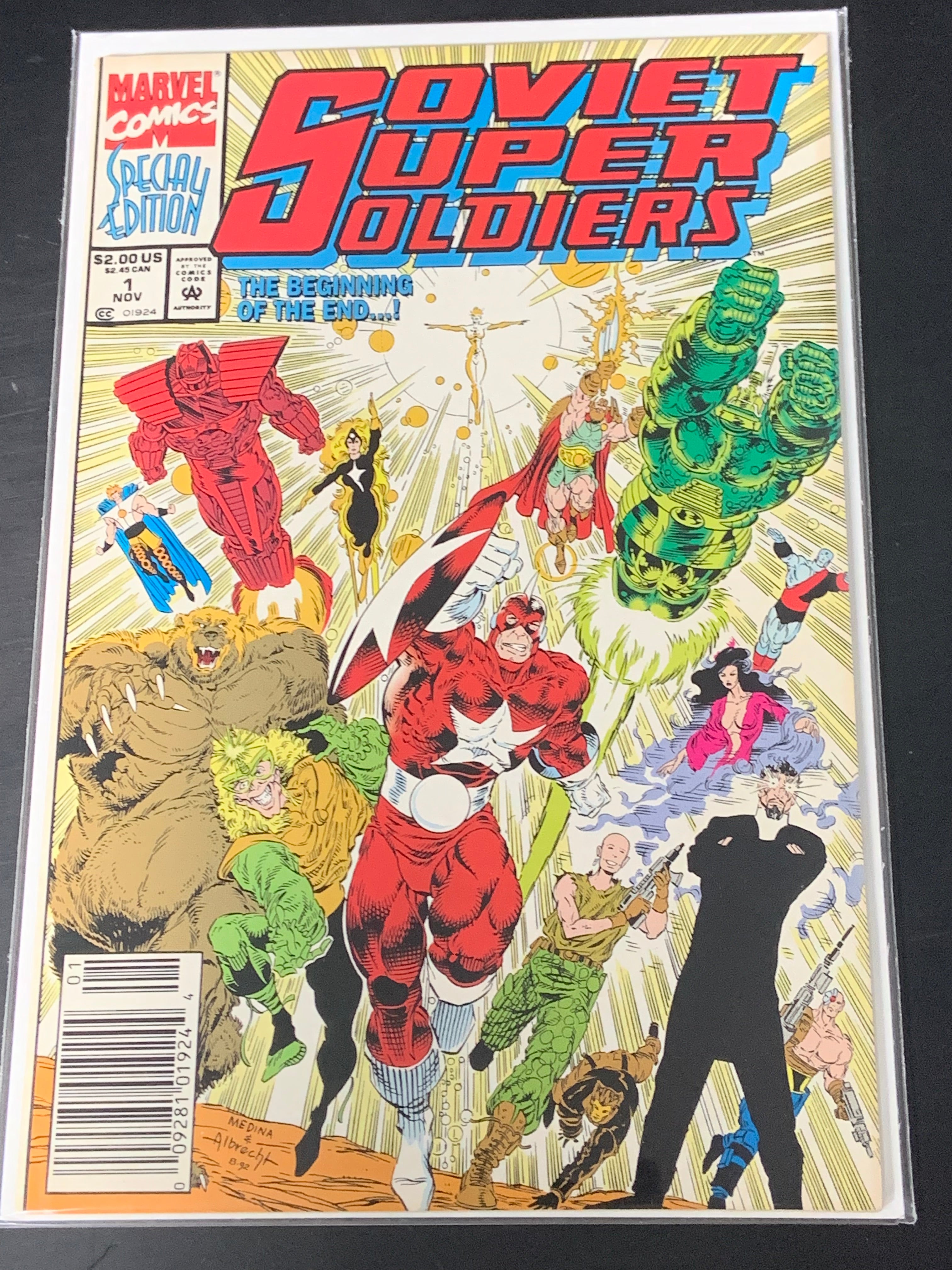 Soviet Super Soldiers 1 Marvel 1992 Newsstand