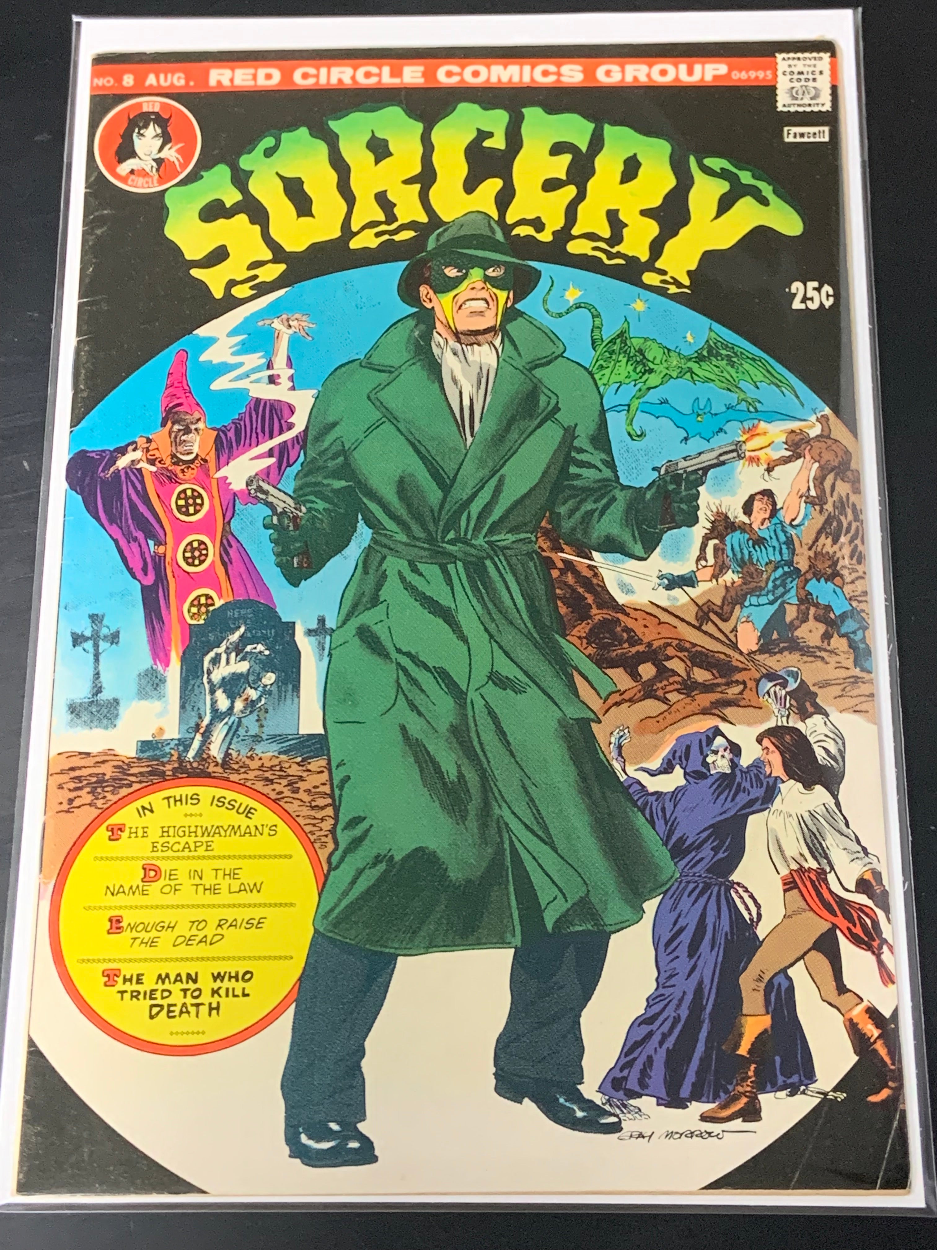 Sorcery 8 Red Circle Comics 1974 Scarce Book