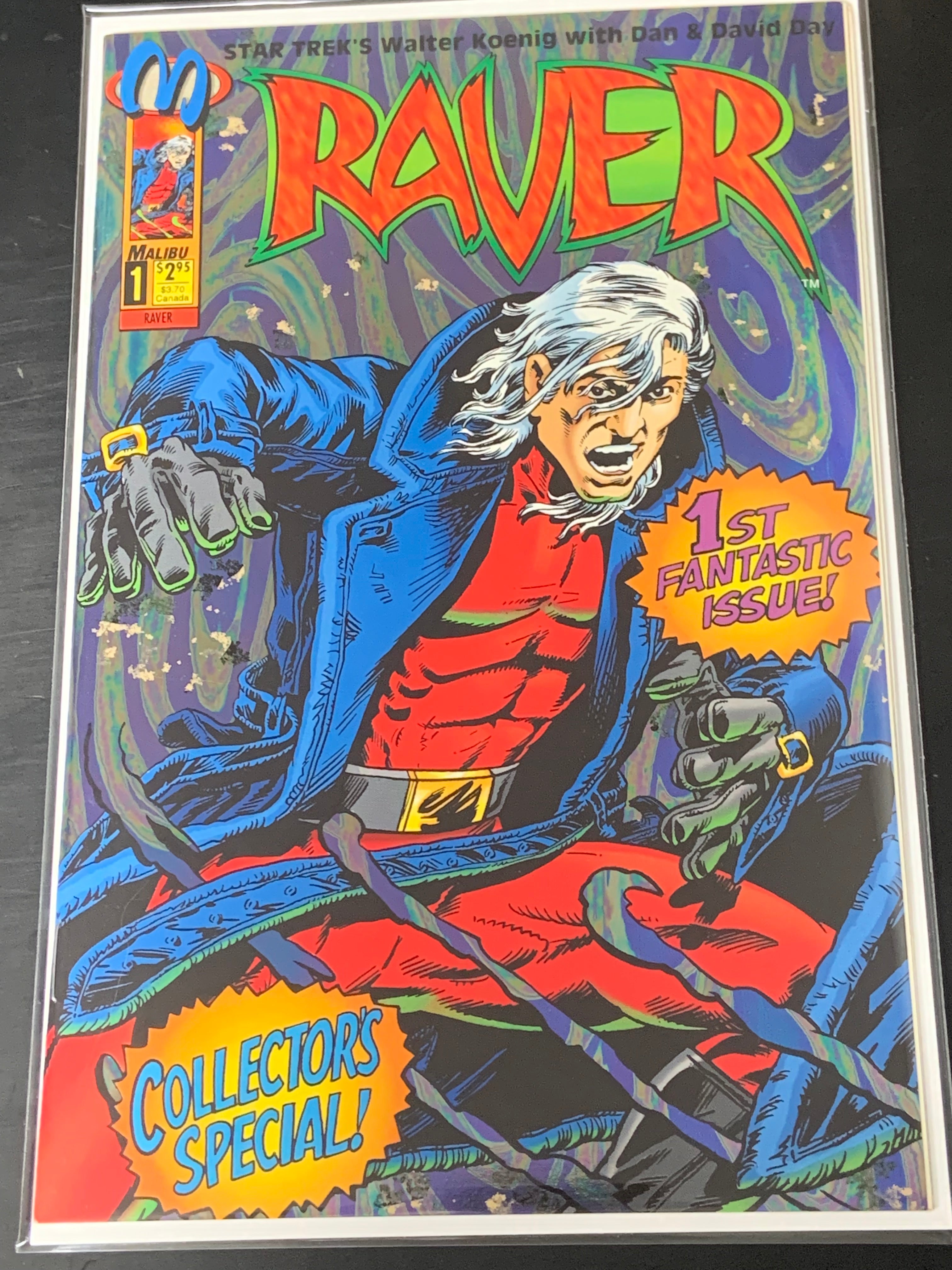 Raver 1 Malibu Comics 1993 Foil Cover