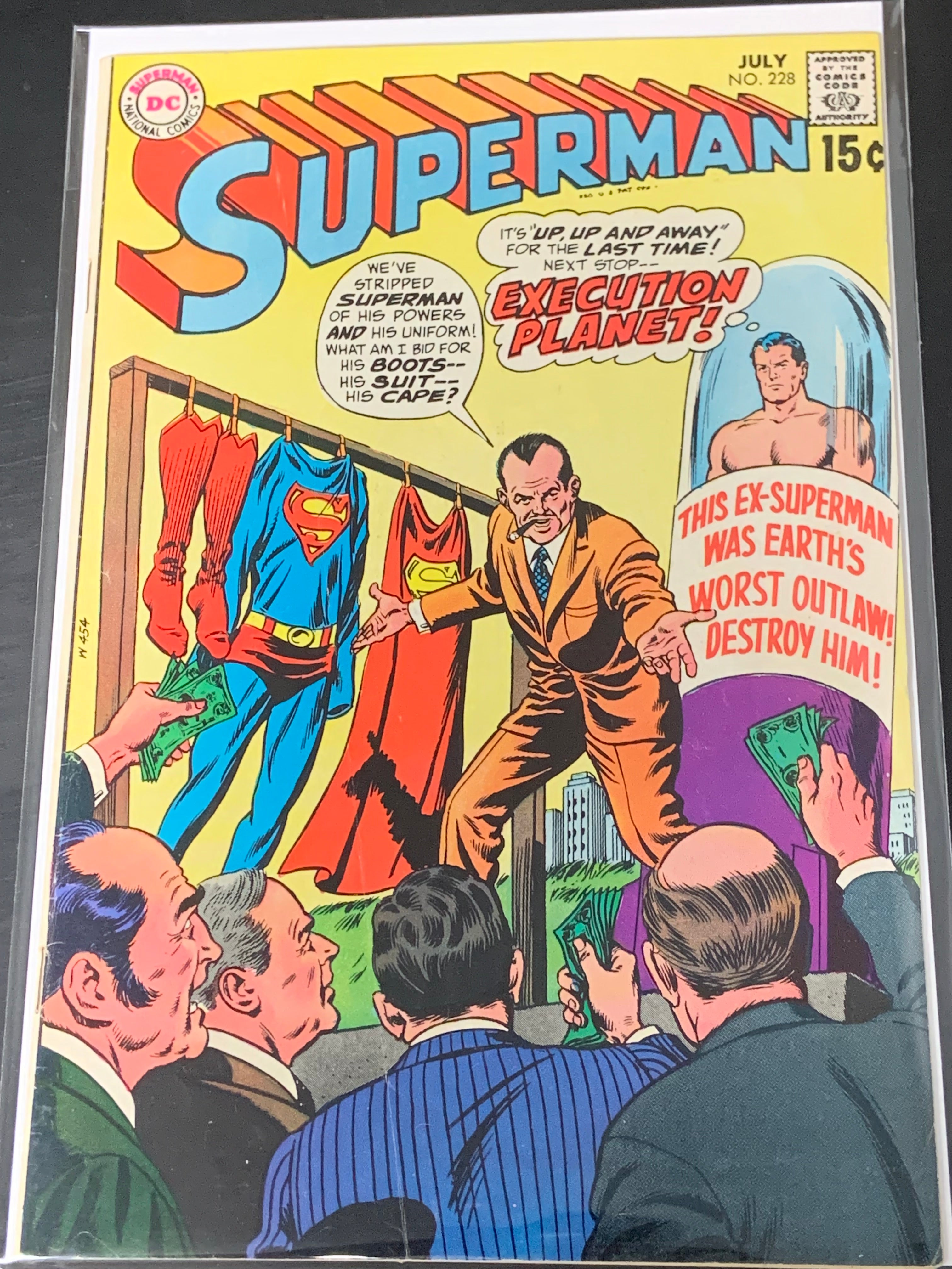 Superman 228 DC 1970 Execution Planet
