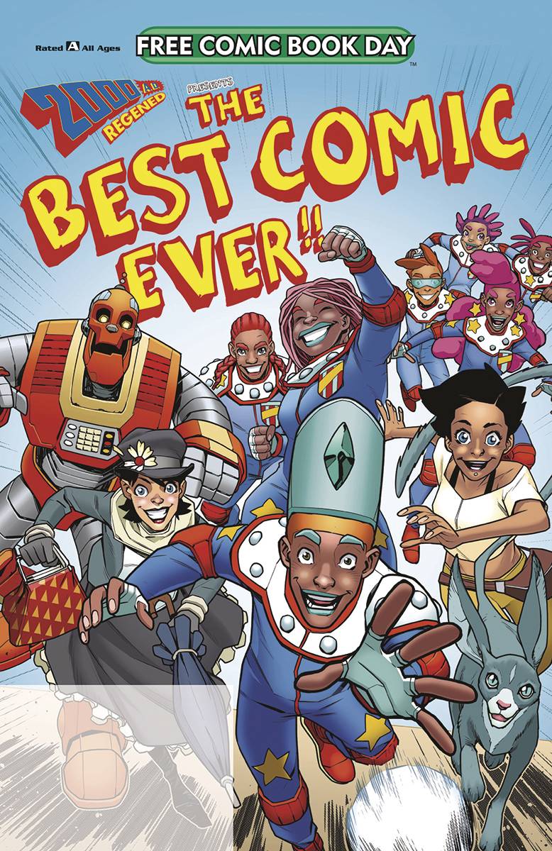FCBD 2023 2000 AD PRESENTS THE BEST COMIC EVER
