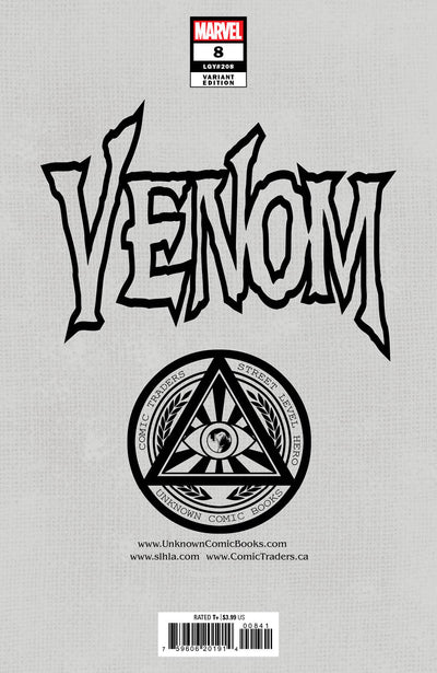 VENOM 8 ROY BONEY EXCLUSIVE VIRGIN
