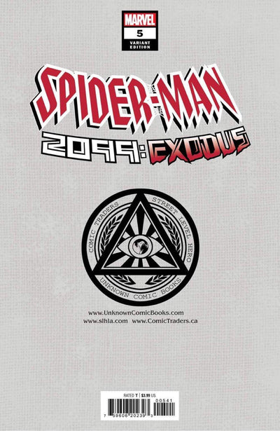 SPIDER-MAN 2099: EXODUS 5 MARVEL ALAN QUAH EXCLUSIVE