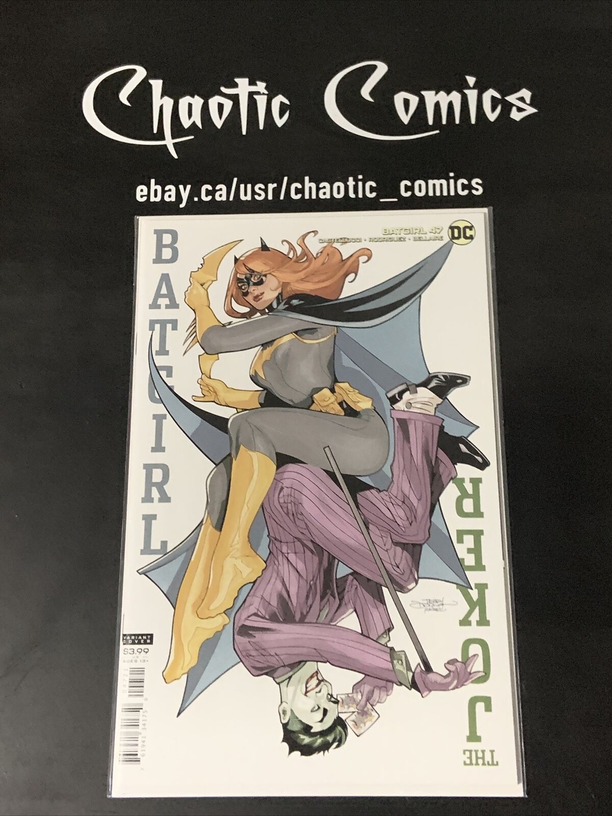 Batgirl 47 DC Comics 2016 Terry Dodson Variant Joker Trading Card