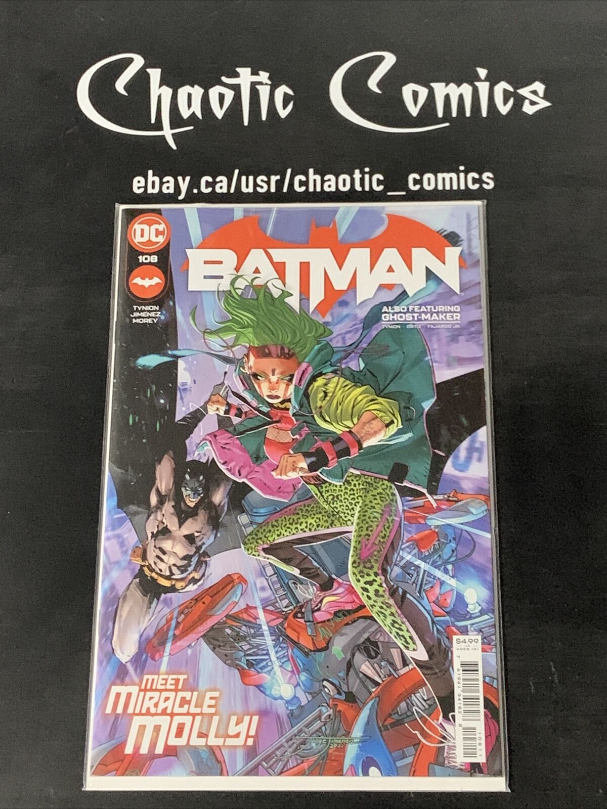Batman 108 DC Comics 2021 1st Full App Of Miracle Molly!