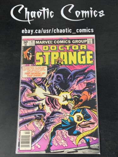 Doctor Strange 45 Marvel Comics 1981 Newsstand Edition! The Demon In The Dark!