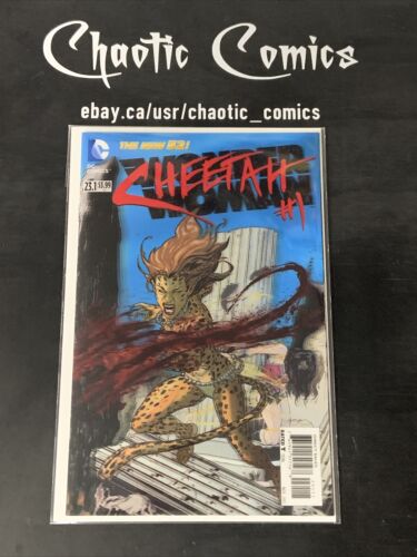 Wonder Woman 23.1 Cheetah 1 DC Comics 2013 3D Lenticular Cover!