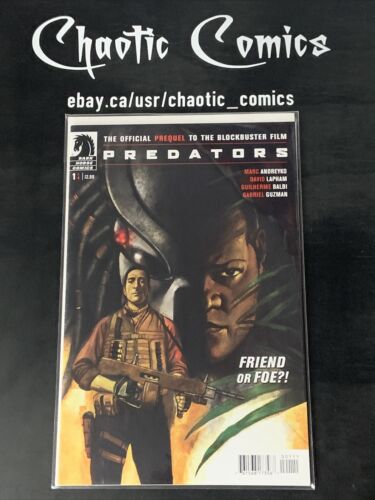 Predators 1 Dark Horse Comics 2010 Scarce Book!