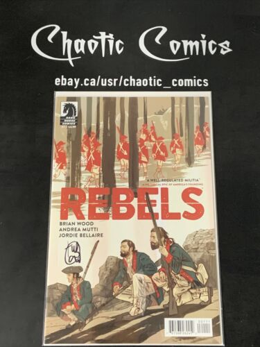 Rebels 1 Dark Horse Comics 2015 Optioned, Signed By Cover Artist - Tula Lotay!