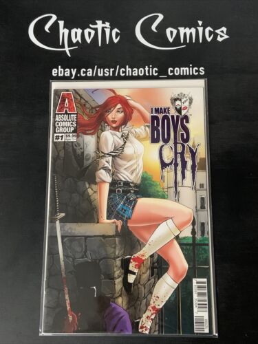 I Make Boys Cry 1 Absolute Comics 2020 Violet Foil Variant Cover!