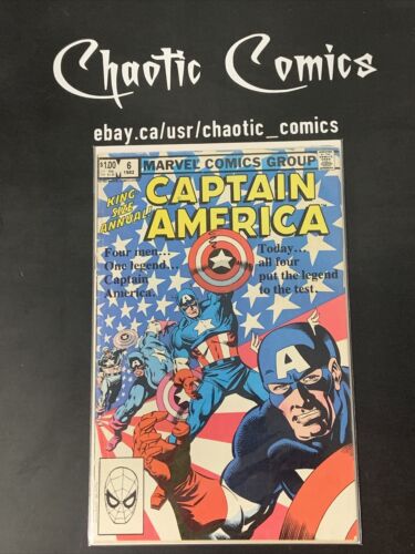 Captain America Annual 6 Marvel Comics 1982 1st Meeting Of All 4 Caps!