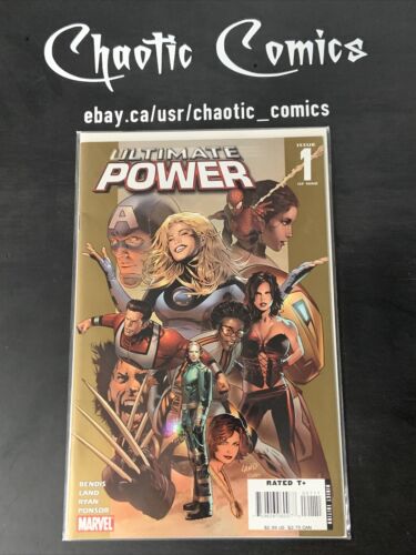 Ultimate Power 1-9 Full Set Marvel Comics 2006 Greg Land Covers, 1st Apps!