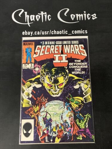 Secret Wars II 3 Marvel Comics 1985 1st Full App Of The Beyonder!