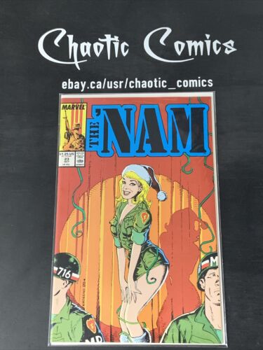 The 'Nam 23 Marvel Comics 1988 Beautiful Cheesecake Pin Up Cover!