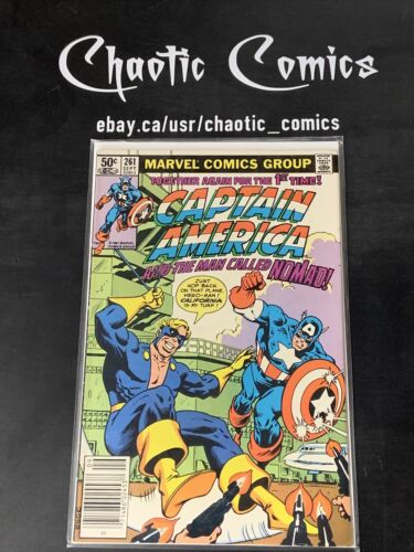 Captain America 261 Marvel Comics 1981 1st App Of Edward Ferbel As The New Nomad