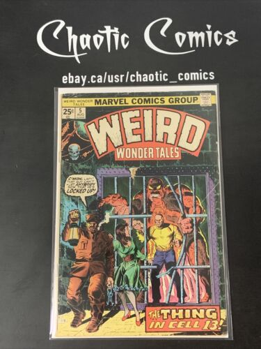Weird Wonder Tales 5 Marvel Comics 1974 The Thing In Cell 13!