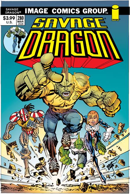 SAVAGE DRAGON #280 CVR B ERIK LARSEN 70S TRADE DRESS VAR 7/1/2026
