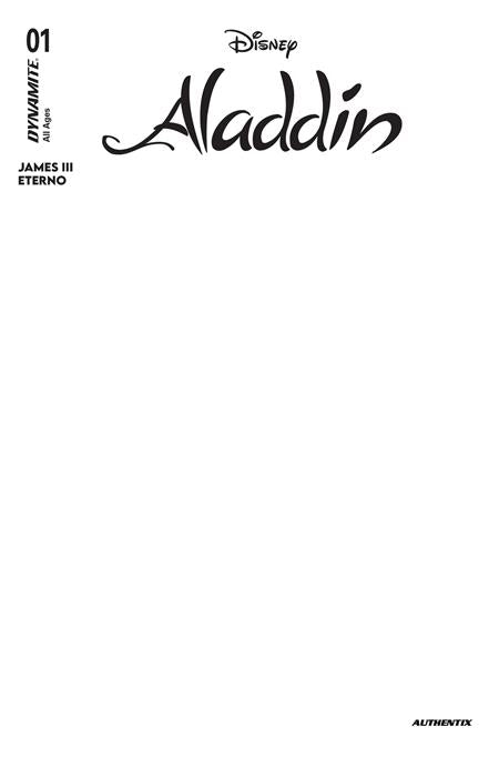 ALADDIN #1 CVR E BLANK AUTHENTIX VAR  7/8/2026