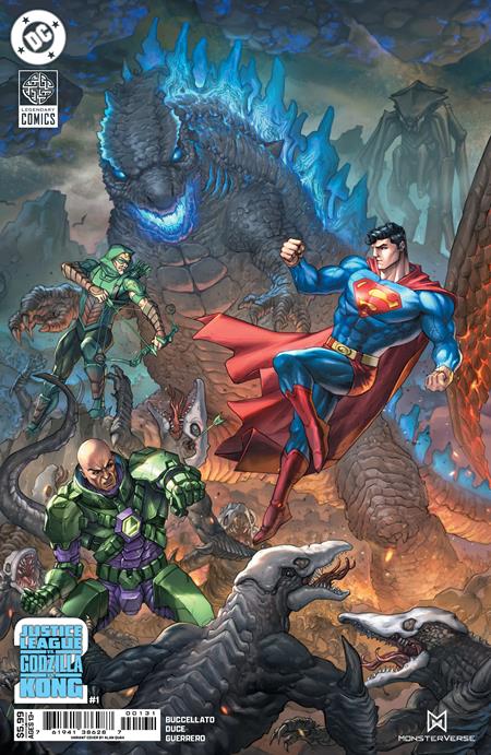 JUSTICE LEAGUE VS GODZILLA VS KONG 2 #1 (OF 7) CVR C ALAN QUAH CARD STOCK VAR 6/4/2025