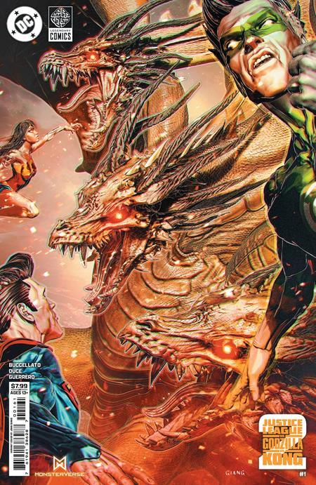 JUSTICE LEAGUE VS GODZILLA VS KONG 2 #1 (OF 7) CVR E JOHN GIANG FOIL VAR 6/4/2025