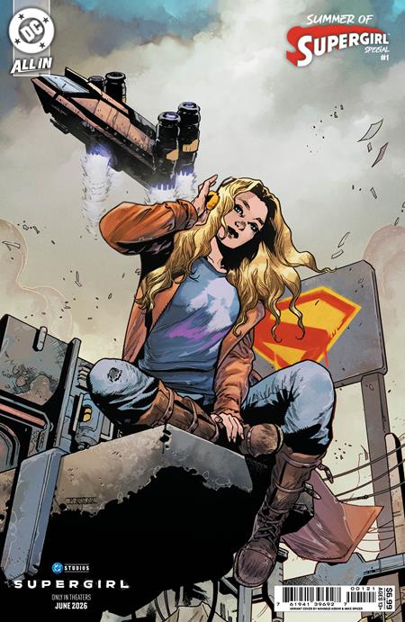 SUMMER OF SUPERGIRL SPECIAL #1 (ONE SHOT) CVR D MAHMUD ASRAR SUPERGIRL MOVIE CARD STOCK VAR 6/24/2026