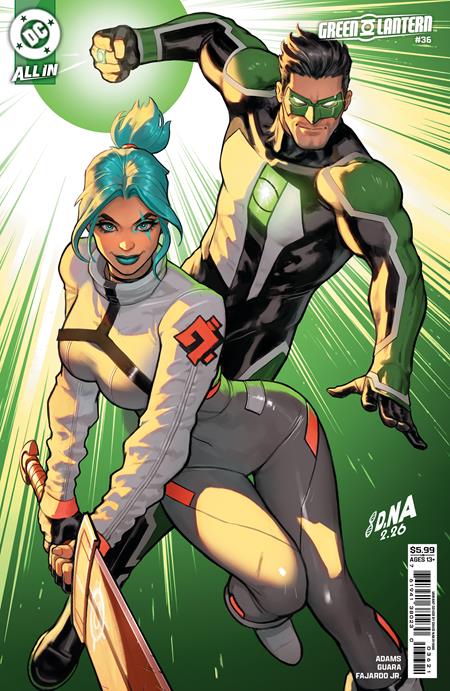 GREEN LANTERN #36 CVR B DAVID NAKAYAMA CARD STOCK VAR 6/24/2026