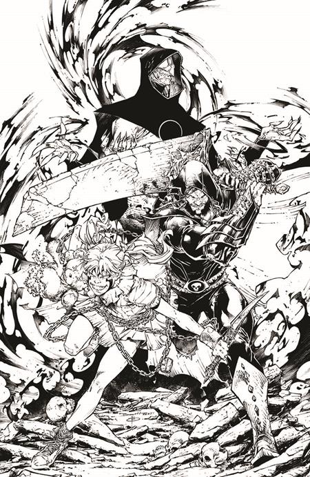SPAWN THE CURSE OF SHERLEE JOHNSON #6 CVR C BRETT BOOTH B&W VIRGIN VAR 6/24/2026