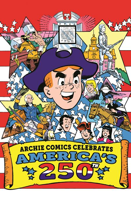 ARCHIE COMICS CELEBRATES AMERICAS 250TH (ONE SHOT) CVR E STAN GOLDBERG LIFE WITH ARCHIE RETRO FOIL FULL ART VAR 7/8/2026