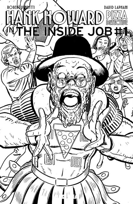 HANK HOWARD, PIZZA DETECTIVE THE INSIDE JOB #1 (ONE SHOT) CVR D DAVID LAPHAM SPIELBERG HOMAGE VAR 7/1/2026