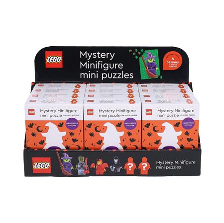 LEGO MYSTERY MINIFIGURE PUZZLES (HALLOWEEN EDITION) 12 BOX DISPLAY 7/22/2026