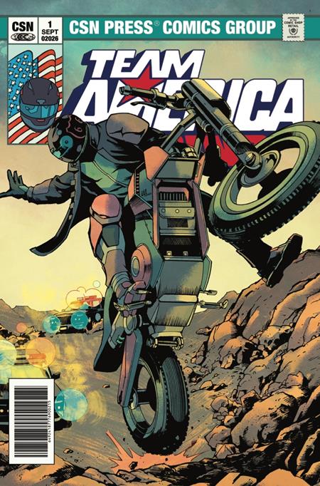 TEAM AMERICA RACING FULL THROTTLE EDITION #1 (ONE SHOT) CVR B JAVIER SALTARES VARIANT 7/1/2026
