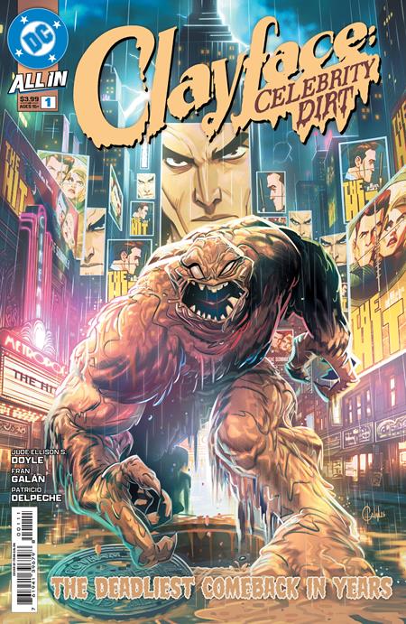 CLAYFACE CELEBRITY DIRT #1 (OF 6) CVR A FRAN GALAN 7/8/2026