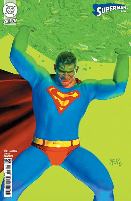 SUPERMAN #40 CVR B MARK SPEARS CARD STOCK VAR 7/22/2026
