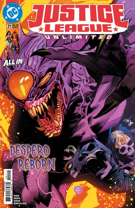 JUSTICE LEAGUE UNLIMITED #21 CVR A DAN MORA 7/22/2026