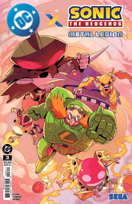 DC X SONIC THE HEDGEHOG THE METAL LEGION #3 (OF 5) CVR A PABLO M COLLAR 7/1/2026