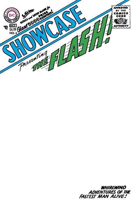 SHOWCASE #4 FACSIMILE EDITION CVR B BLANK CARD STOCK VAR 7/15/2026