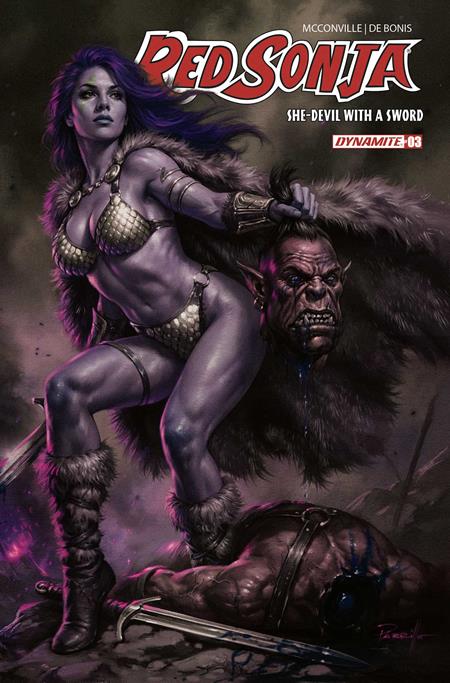 RED SONJA SHE DEVIL WITH A SWORD #3 CVR L LUCIO PARRILLO ULTRAVIOLET VAR 7/1/2026