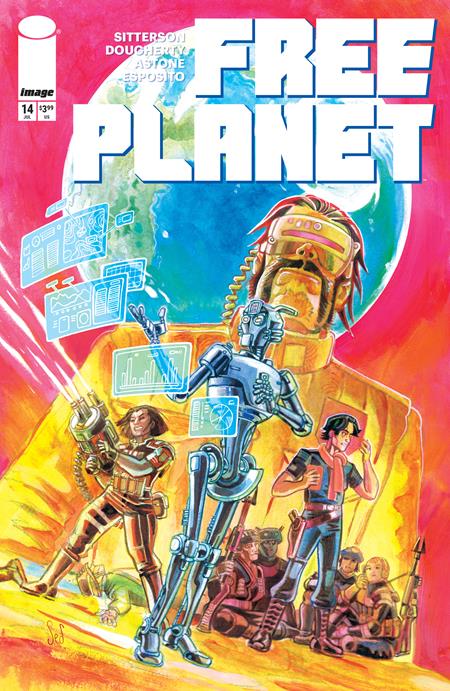 FREE PLANET #14 CVR B JED DOUGHERTY VAR 7/8/2026