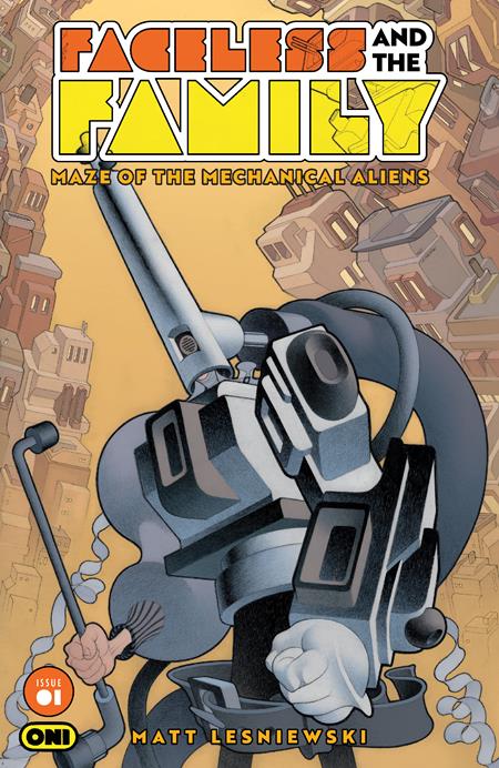 FACELESS AND THE FAMILY MAZE OF THE MECHANICAL ALIENS #1 (OF 4) CVR A MATT LESNIEWSKI 7/1/2026
