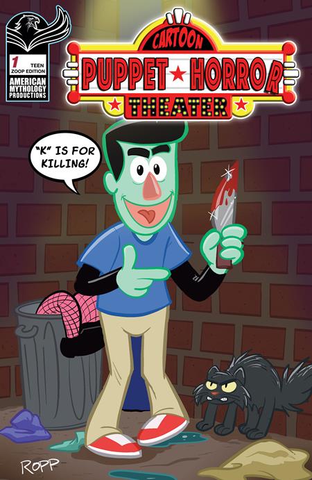 CARTOON PUPPET HORROR THEATER #1 CVR E ADRIAN ROPP ZOOP VAR 8/5/2026