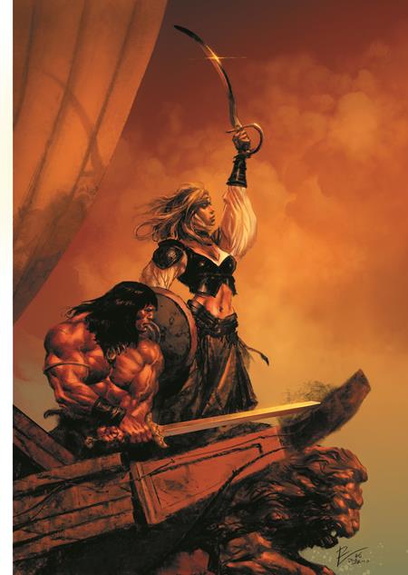 CONAN THE BARBARIAN #33 CVR G ROBERTO DE LA TORRE VIRGIN CARDSTOCK VAR (MR) 7/29/2026