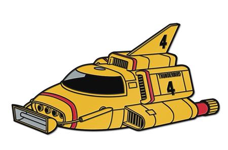 THUNDERBIRDS THUNDERBIRD 4 ENAMEL PIN BADGE 8/12/2026
