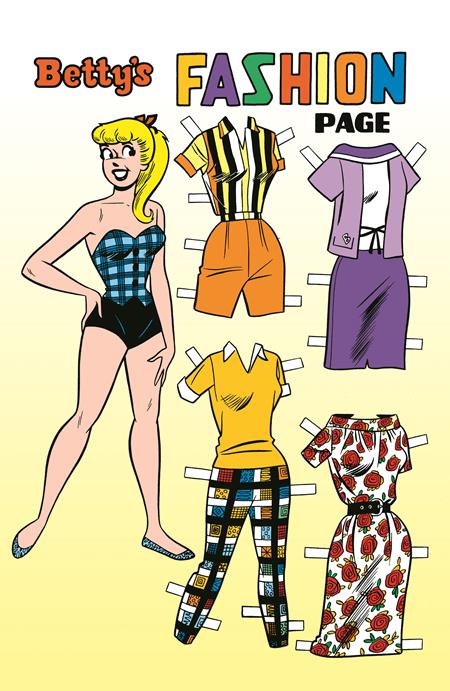 ARCHIE COMICS 85TH ANNIVERSARY PRESENTS BETTY & VERONICA FASHION PAGES (ONE-SHOT) CVR E DAN DECARLO SILVER FOIL BETTY PIN-UP VAR 8/26/2026