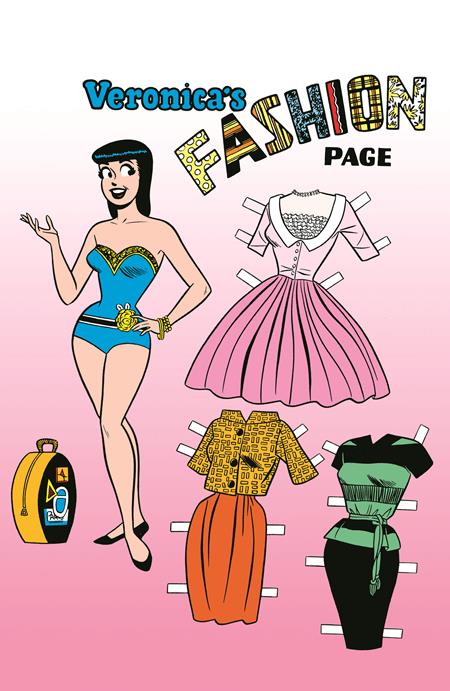 ARCHIE COMICS 85TH ANNIVERSARY PRESENTS BETTY & VERONICA FASHION PAGES (ONE-SHOT) CVR F DAN DECARLO RED FOIL VERONICA PIN-UP VAR 8/26/2026
